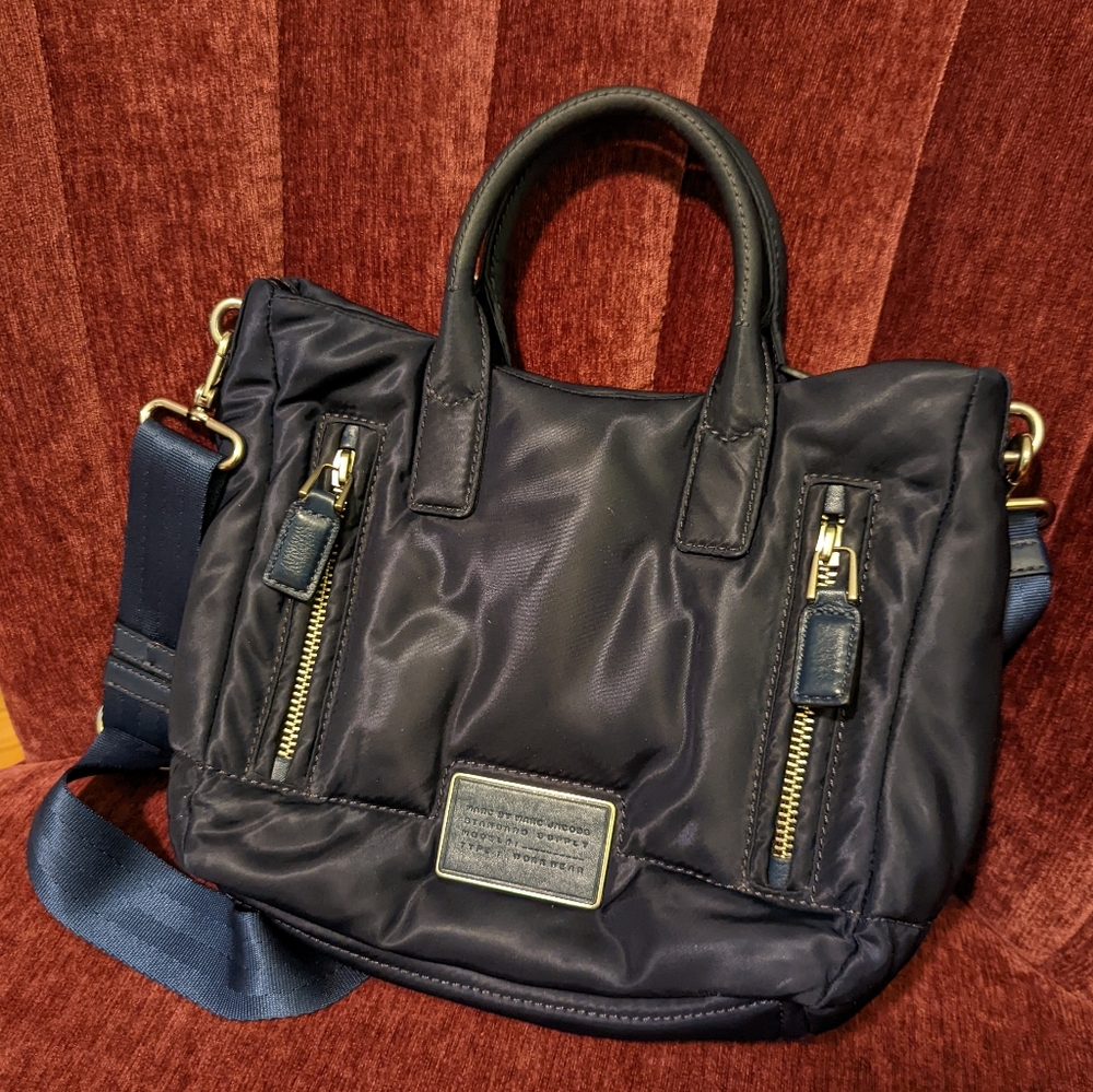 Marc Jacobs Purse Palma Nylon Convertible Tote Crossbody Bag
